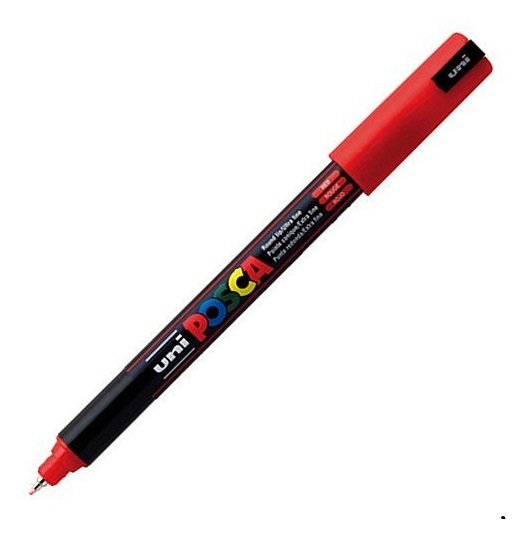 MARCADOR UNI POSCA PC-1MR VERMELHO – 15