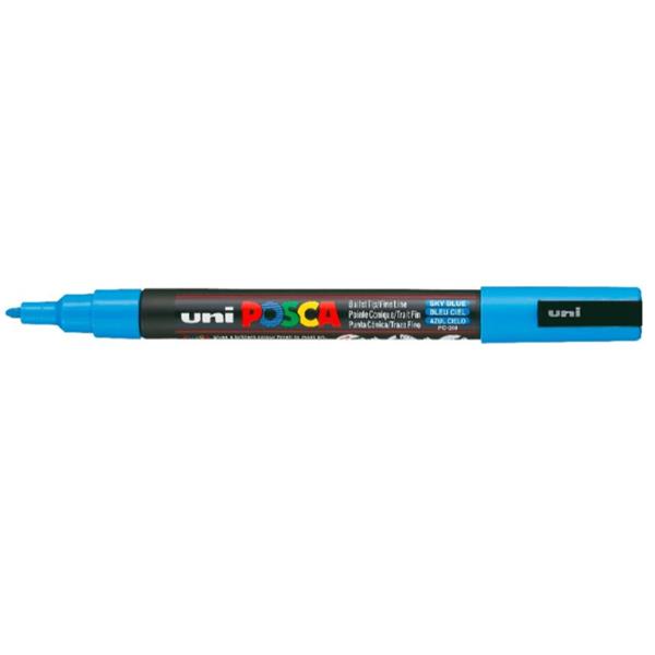 MARCADOR UNI POSCA PC-3M AZUL CEU – 48
