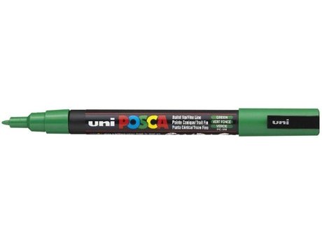 MARCADOR UNI POSCA PC-3M VERDE – 6