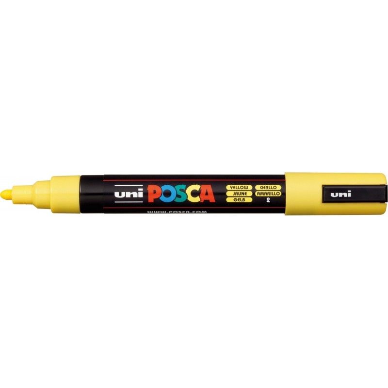 MARCADOR UNI POSCA PC-5M AMARELO – 2