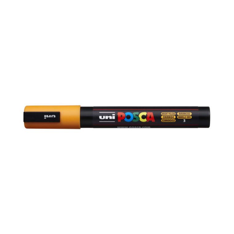 MARCADOR UNI POSCA PC-5M LARANJA – 3