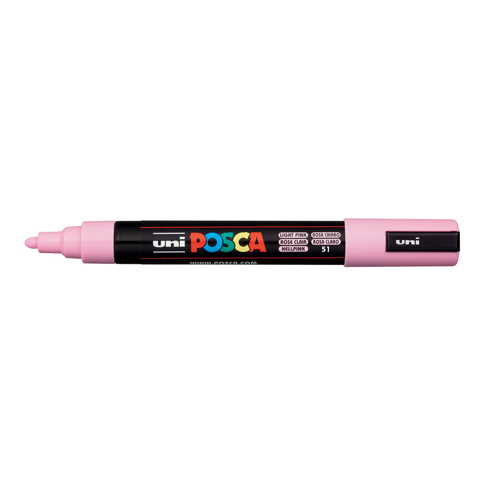 MARCADOR UNI POSCA PC-5M ROSA CLARO – 51