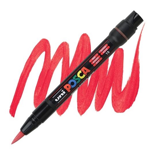 MARCADOR UNI POSCA PCF-350 VERMELHO – 15