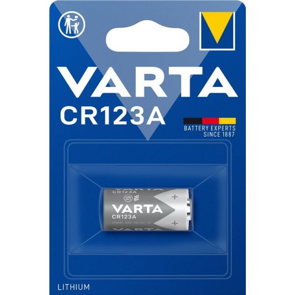 PILHA VARTA LITHIUM CR123A