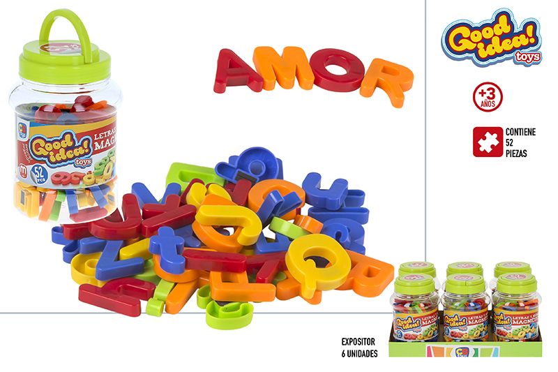 FRASCO C/ LETRAS E NUMEROS MAGNETICAS – 43547